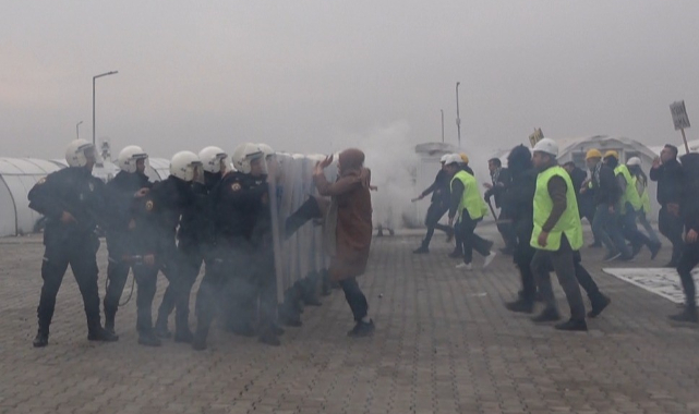 Taşlı Sopalı Toplumsal Olaylara Karşı Gerçeğini Aratmayan Müdahale Tatbikatı