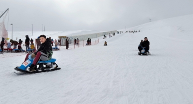 Akdeniz’in Kayak Merkezi Yedikuyular’a İlgi Yoğun