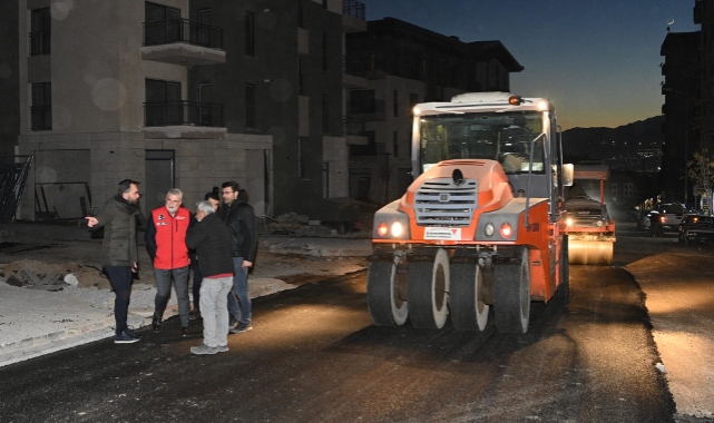 Dulkadiroğlu Zübeyde Hanım Bulvarı’nda Altyapı Tamam, Asfalt Başladı