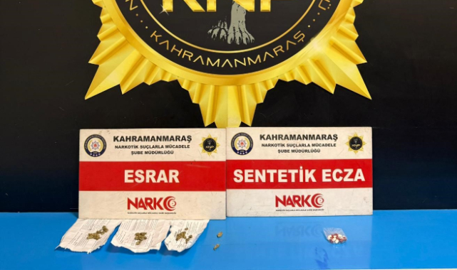 Kahramanmaraş'ta 184 Adet Sentetik Ecza Ele Geçirildi