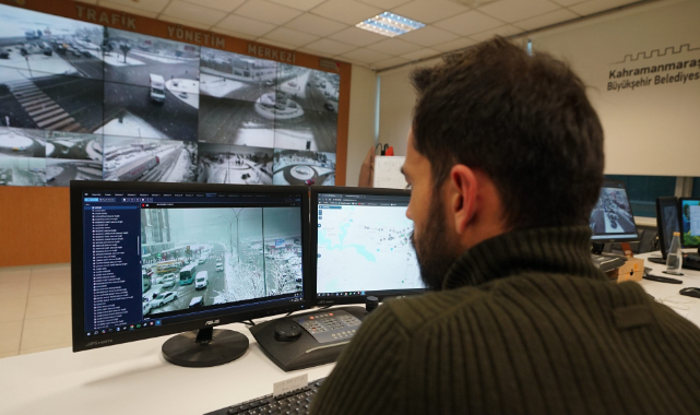 Kahramanmaraş’ta 264 Kamerayla Yol Durumunu Anlık Olarak Takip Ediyor