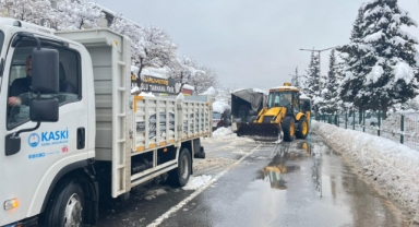 KASKİ’den Karla Mücadeleye Güçlü Destek