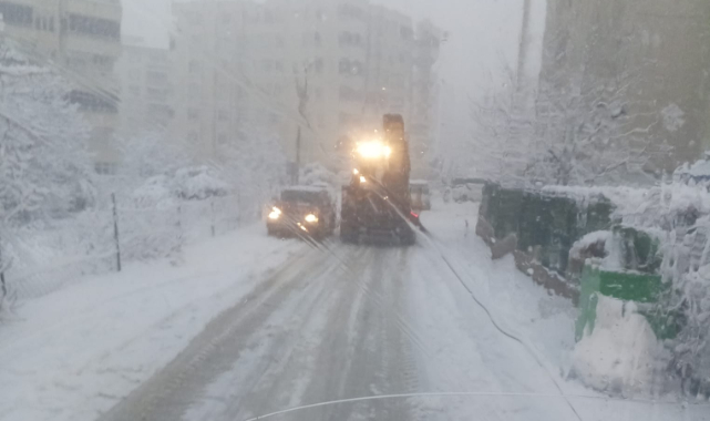 Onikişubat Belediyesi Karla Mücadelede Tam Teyakkuzda