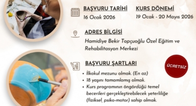 Onikişubat Belediyesi’nin Seramik Biçimlendirme Kursu Başlıyor