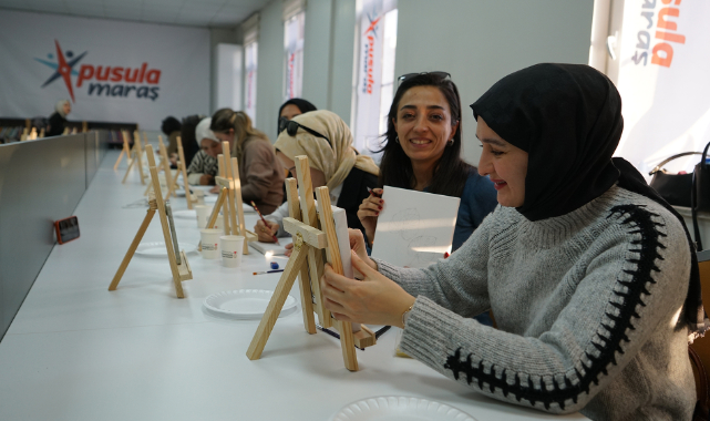 Pusula Maraş’tan Gençlere Sanat Dolu Atölye