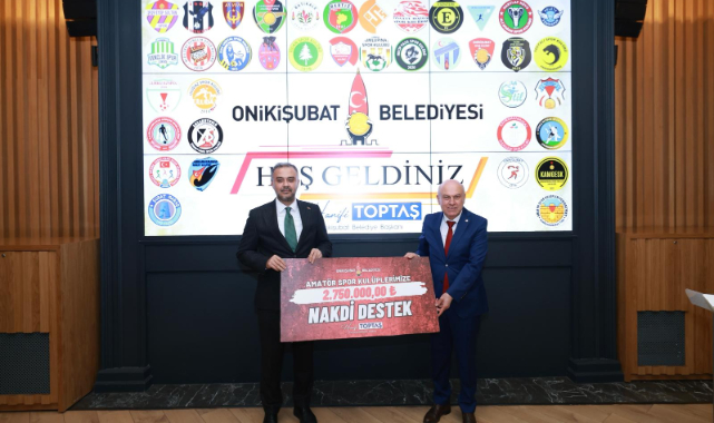 Başkan Toptaş’tan Amatör Spora Dev Destek!