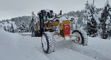 Kahramanmaraş İlçelerinde Kar Temizliği