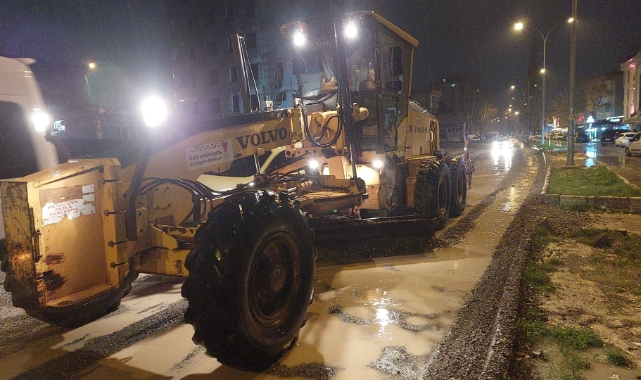 Kahramanmaraş'ta Şiddetli Yağışa Karşı Seferberlik