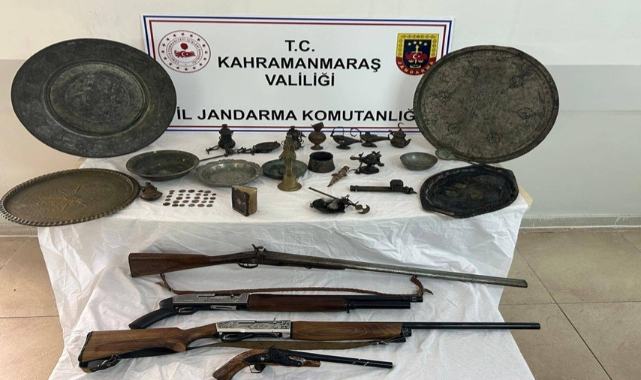 Kahramanmaraş'ta Tarihi Eser Kaçakçılığı Operasyonu