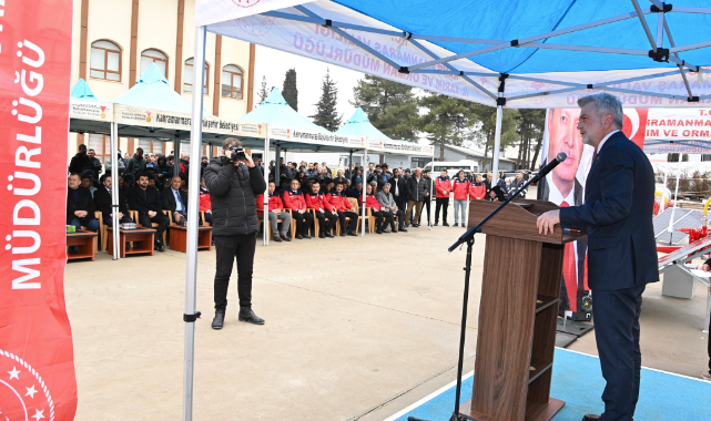 Kahramanmaraşlı Çiftçilere İş Makinesi Desteği