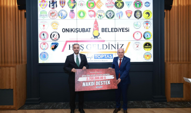 Onikişubat Belediyesi'nden Amatör Spora Destek