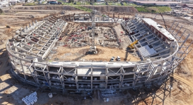 2 Milyar Tl'lik Yatırımla Kahramanmaraş'a Kazandırılan Yeni Stadyum Yükseliyor