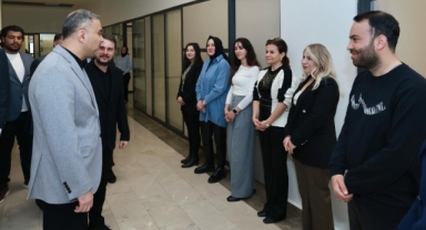 Başkan Toptaş, Belediye Personeliyle Bayramlaştı