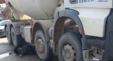 Beton Mikserinin Altında Kalan Motosikletli Feci Şekilde Can Verdi