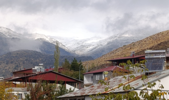 Kahramanmaraş'ın Yüksek Kesimleri Beyaza Büründü