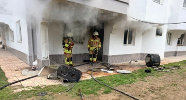 Kahramanmaraş'ta Binada Yangın Paniği