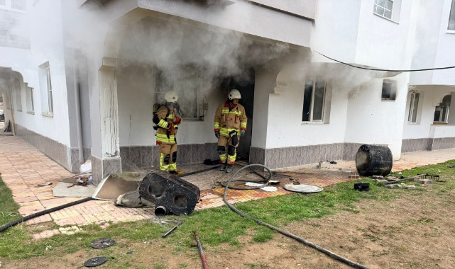Kahramanmaraş'ta Binada Yangın Paniği
