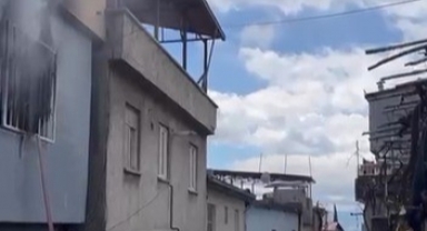 Kahramanmaraş’ta Ev Yangını: 1 Yaralı