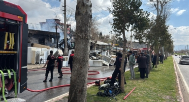 Kahramanmaraş'ta İş Yeri Yangını