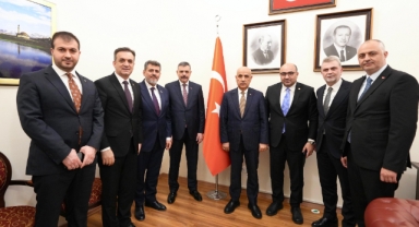 AK Parti Kahramanmaraş Heyeti İçişleri Bakanı Çiftçi ile Bir Araya Geldi