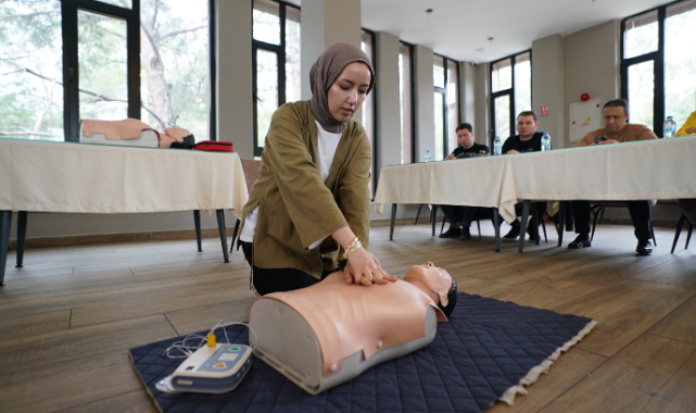 Kahramanmaraş'ta Belediye Personellerine İlk Yardım Eğitimi