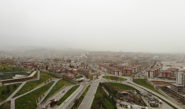 Kahramanmaraş'ta Toz Taşınımı Etkili Oldu