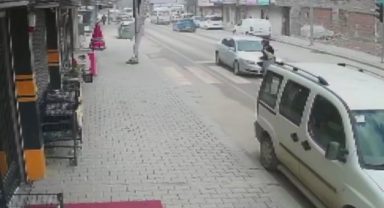 Kahramanmaraş'ta Trafik Kazası Güvenlik Kamerasında