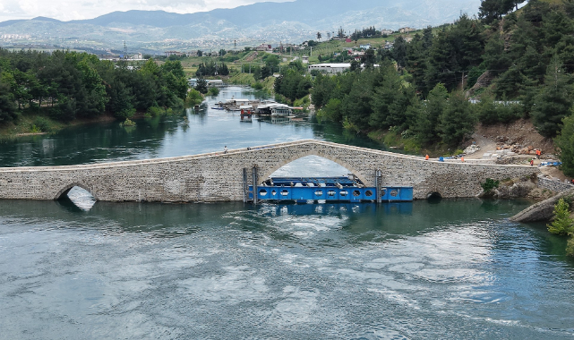 Kahramanmaraş'ta Tarihi Ceyhan Köprüsü Yenileniyor