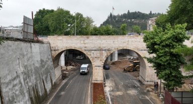 Tarihi Kanlıdere Köprüsü’nün Restorasyonu Tamamlanıyor