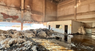 Kahramanmaraş'ta Fabrika Yangını Korkuttu