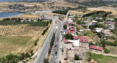 Kılavuzlu Mevkiinde Geçici Trafik Düzenlemesine Gidildi