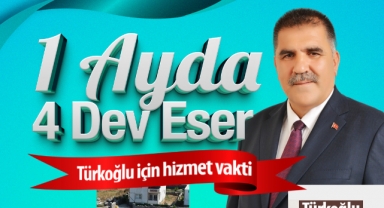 Türkoğlu’nda Her Hafta Açılış ve Temel Atma Töreni Var
