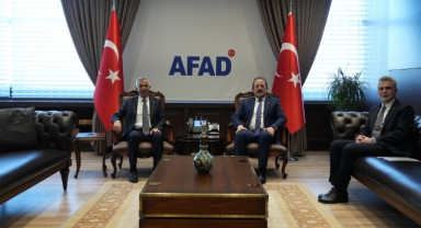 Vali Ünlüer ve Başkan Görgel’den Emniyet ve AFAD’a Ziyaret