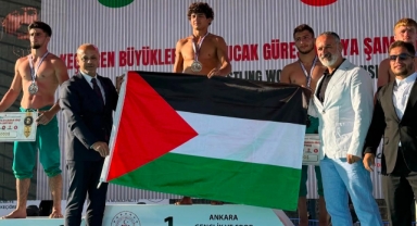 Afşin’den Keçiören’deki Er Meydanına Filistin Mesajı
