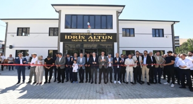 Elbistan’da İdris Altun Taziye ve Kültür Evi’nin Açılışı Gerçekleştirildi