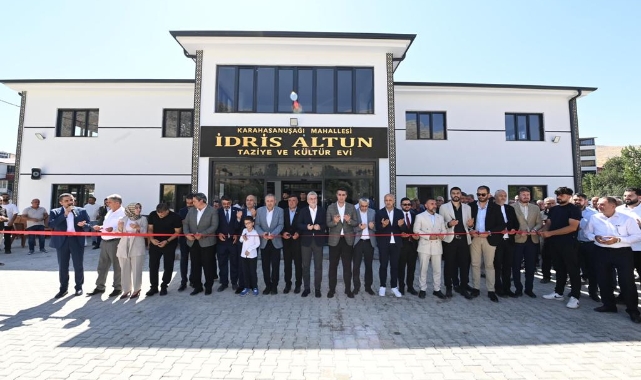 Elbistan’da İdris Altun Taziye ve Kültür Evi’nin Açılışı Gerçekleştirildi