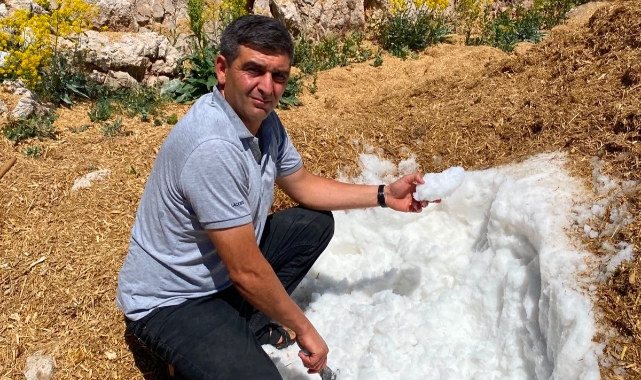Elbistan’da Yaz Sıcağına Karşı Asırlık Kar Geleneği