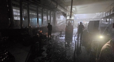 Kahramanmaraş'ta Fabrika Yangını