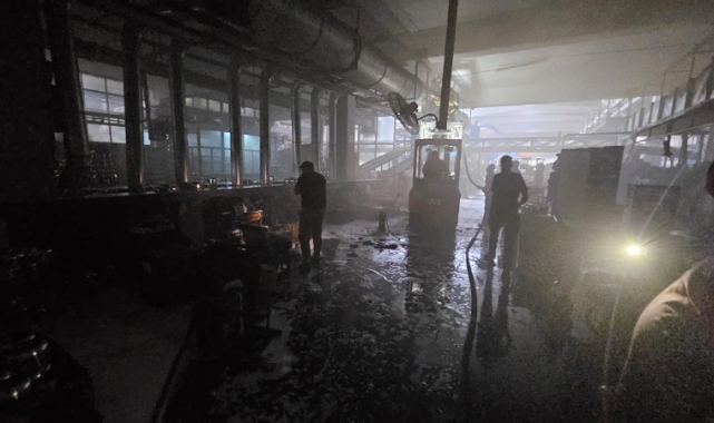Kahramanmaraş'ta Fabrika Yangını