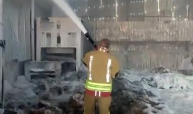 Kahramanmaraş'ta Fabrika Yangını