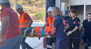 Kahramanmaraş'ta Yangın ve Kurtarma Tatbikatı