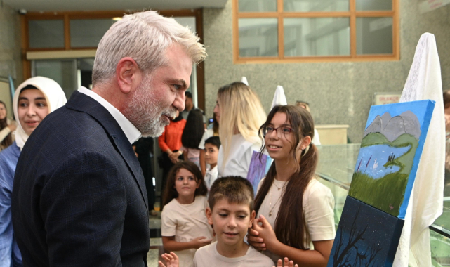 Miniklerin Sanat Yolculuğu Sergiyle Taçlandı