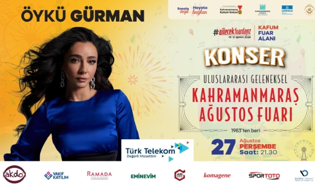 Öykü Gürman, Perşembe Günü KAFUM’da Sahne Alacak
