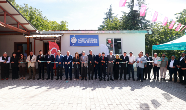 Bertiz’e Yeni Sosyal Alan: Boyalı Sosyal Tesisleri Hizmete Açıldı
