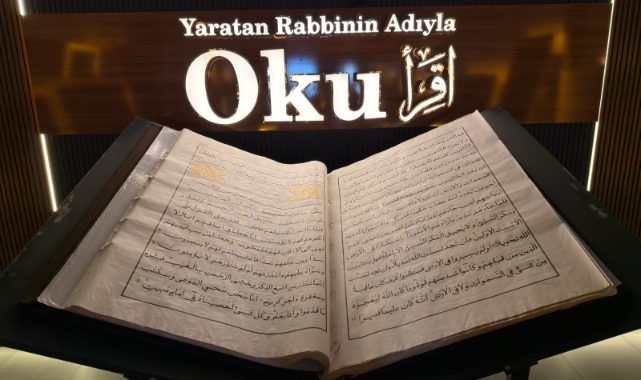Dünyanın En Büyükikinci El Yazması Kur’an-I Kerim’i Kahramanmaraş’ta Ziyarete Açılıyor