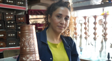 Kadın Bakır Ustası Erkeklere Taş Çıkartıyor