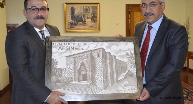 Afşin Belediye Başkanı Güven’den KSÜ Rektörü Prof. Dr. Durmuş Deveci’ye Ziyaret