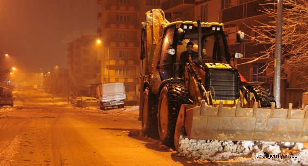 AFŞİN BELEDİYESİ’DE GECE MESAİSİ…