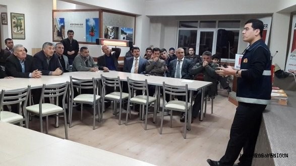 AFŞİNDERDE YANGIN EĞİTİMİ...