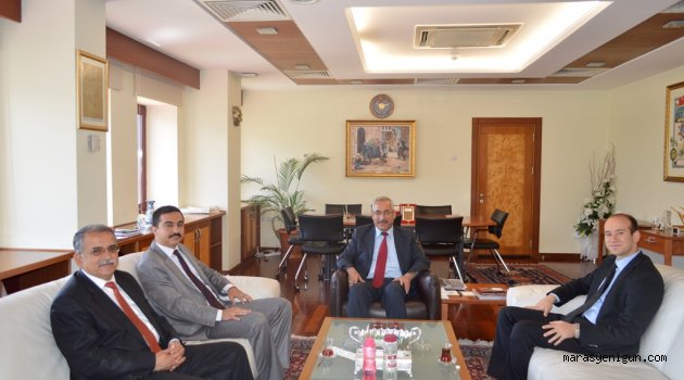 Andırın İlçe Protokol Üyeleri Rektör Deveci’yi Ziyaret Etti